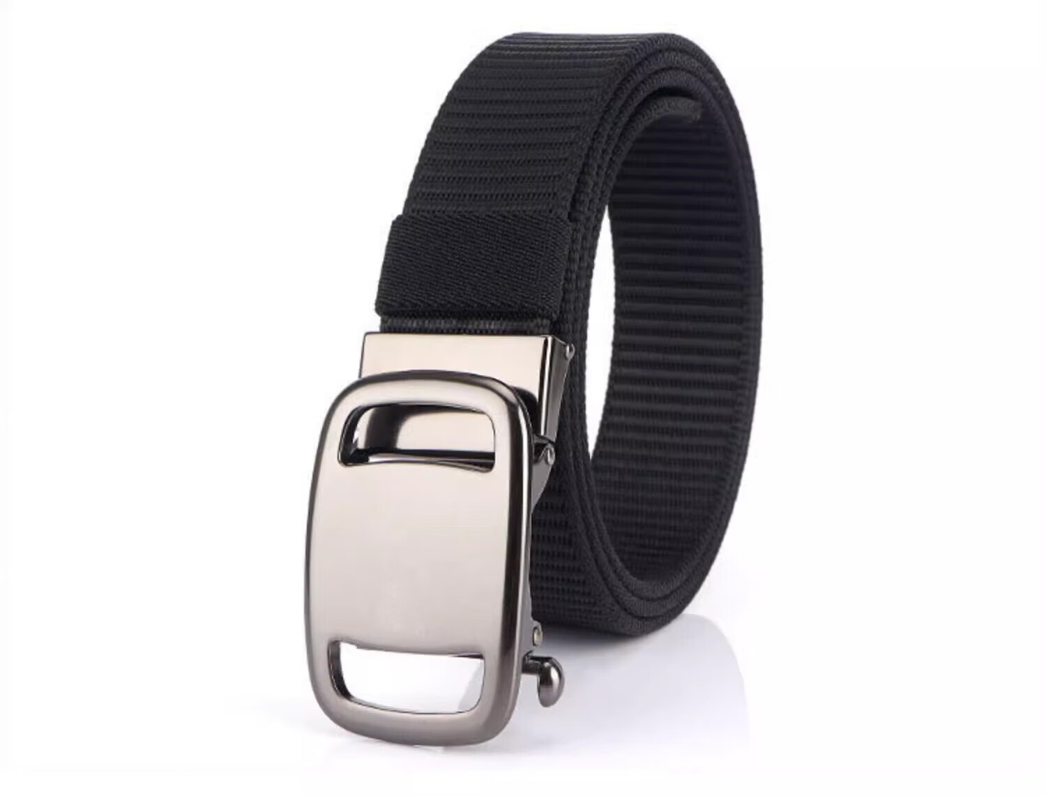 HOCR Men's Canvas Belt Automatic Buckle Fashion Casual Tactical Denim Belt for Young and Middle-aged 6