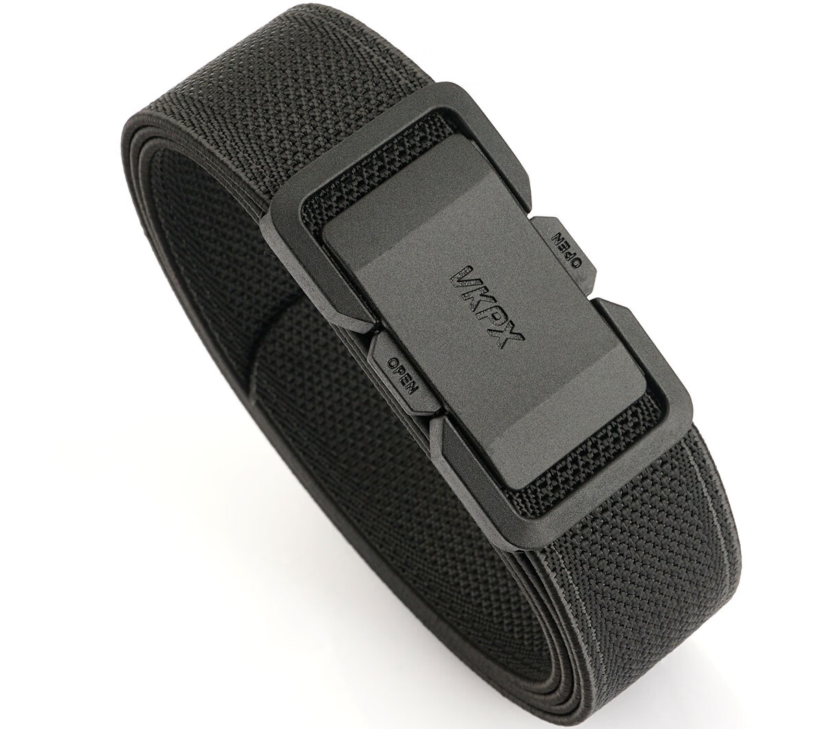 Aoweimei Tactical Elastic Nylon Canvas Woven Outdoor Casual Men's Belt with Quick-Release Buckle 11