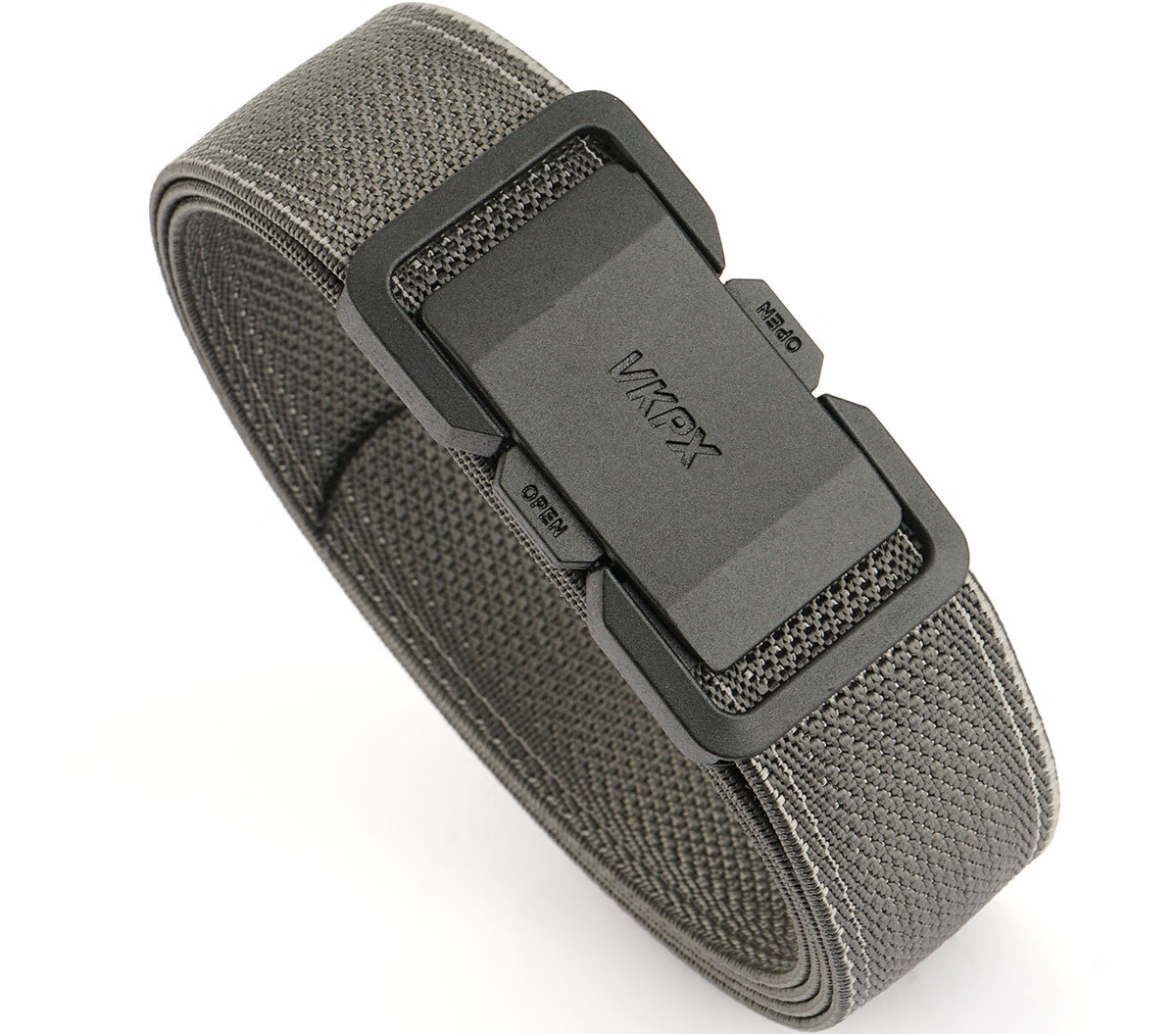 Aoweimei Tactical Elastic Nylon Canvas Woven Outdoor Casual Men's Belt with Quick-Release Buckle 13