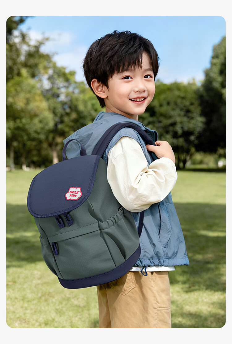 GOLF Kids Lightweight Breathable Kindergarten Backpack Outdoor Travel School Bag for Boys and Girls Parent-Child Backpack 20
