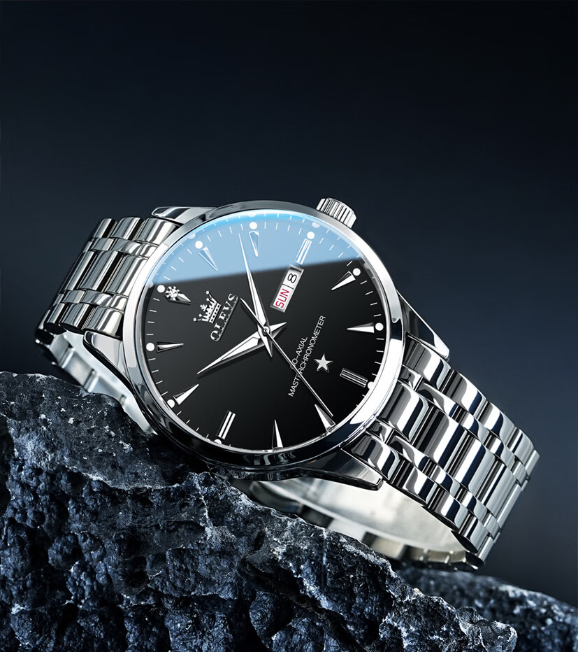 OLEVS Father's Day Gift, Men's Watch, Fully Automatic Mechanical Watch, National Brand Men's Watch, Water-Resistant, Father's Day Present 31