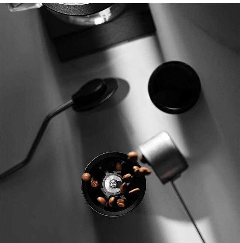 MHW-3BOMBER Portable Coffee Maker Set, 10 Pieces, Hand-Drip Coffee Pot, Manual Coffee Grinder, Smart Coffee Scale for Outdoor Use 33