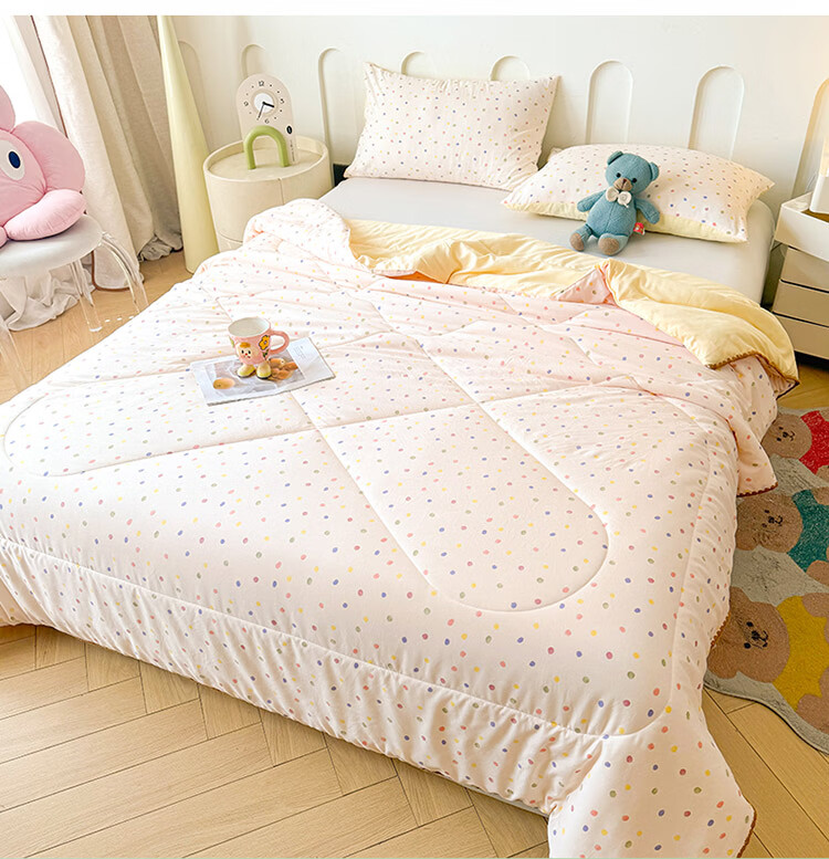 Hodo Class A Double-Layer Gauze 100% Xinjiang Cotton Quilt Air Conditioning Quilt Summer Cooling Quilt Core 150x200cm Little Rabbit Garden 14
