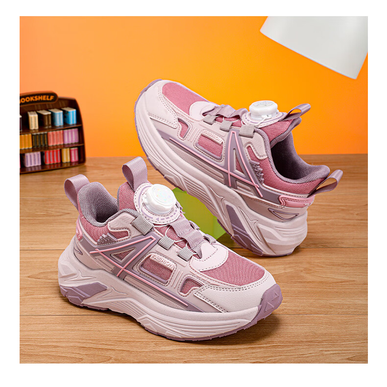 7-PE Boys' Sports Shoes 2026 Spring New Breathable Mesh Soft Sole Lightweight Casual Kids Shoes for Older Boys 9