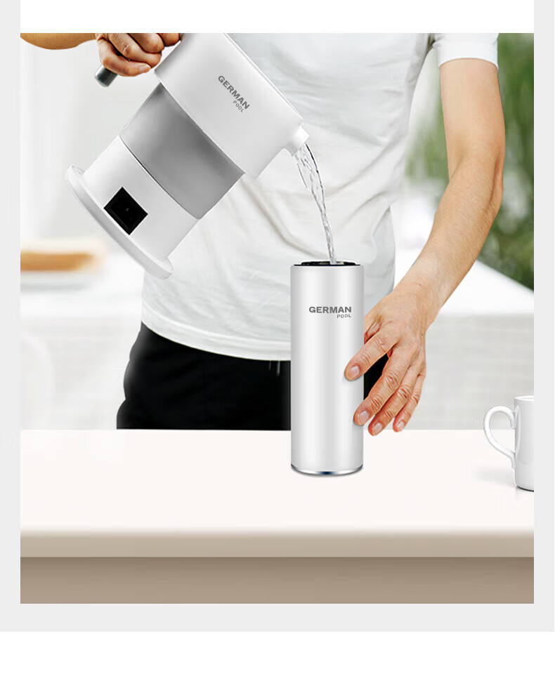 German Pool Foldable Temperature-Controlled Electric Kettle Portable Travel Water Boiling Cup Food-Grade Silicone Stainless Steel Mini Electric Cooker Wide Voltage - 309 15