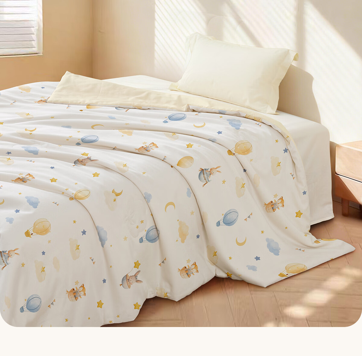Beyond Kids Summer Cotton Quilt Cartoon Air Conditioning Blanket 1.2lbs 120x150cm Sweet Dream 11