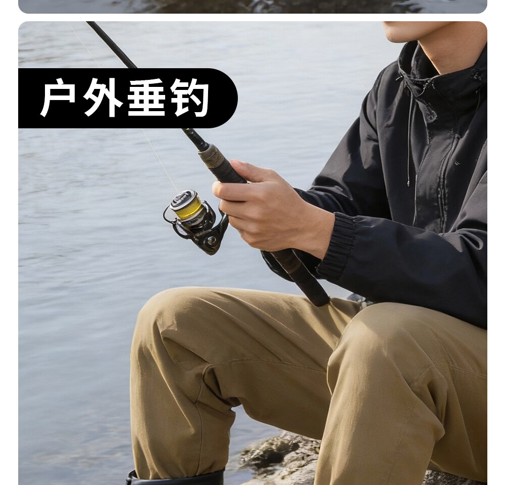 Paul Frank Professional Non-Slip Chef Shoes Outdoor EVA Rain Shoes Delivery Rider Water Shoes Fishing Rubber Shoes Black Size 41 18