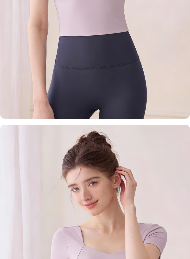 Xueqiman Women's Yoga Top 2026 New Quick-Dry Summer Premium Pilates Fitness Short Sleeve with Chest Pad 11