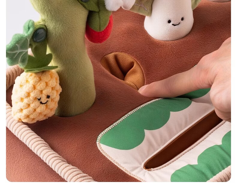 Jimi Pull Carrot Baby Teething Toy Durable Tear-Resistant Soothing Early Education Gift for Newborns and 100-Day Celebration 28