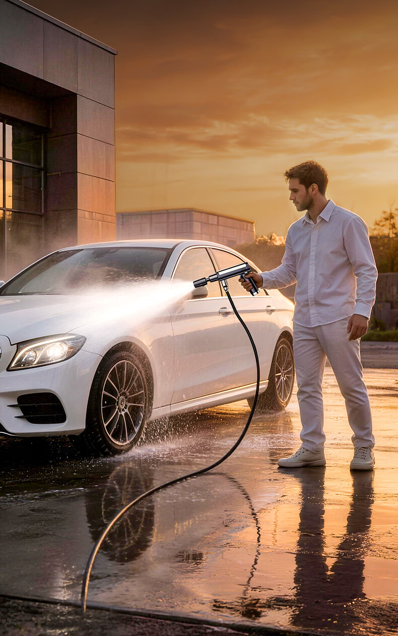Zhiguozhe Car Wash Machine High-Pressure Home Use Water Gun Powerful Cleaning Spray Wireless Lithium Battery Portable Tool 27