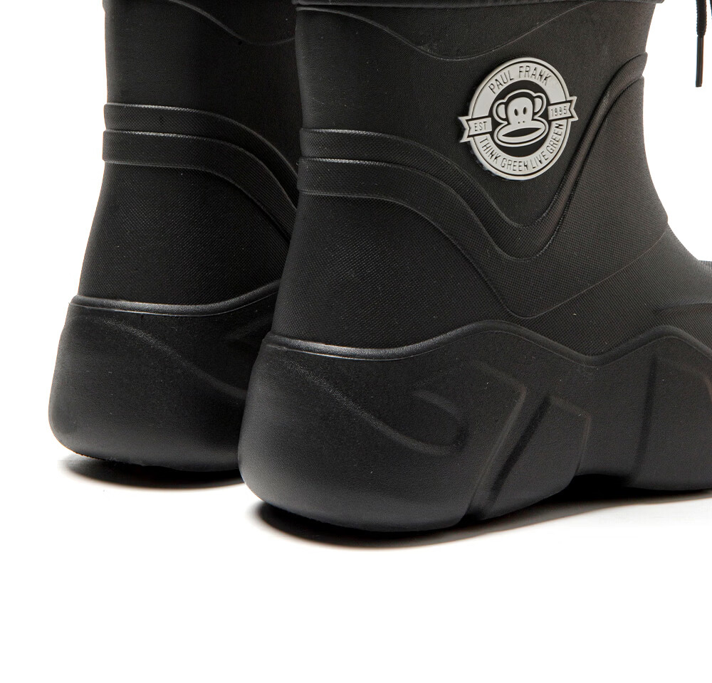 Paul Frank Professional Non-Slip Chef Shoes Outdoor EVA Rain Shoes Delivery Rider Water Shoes Fishing Rubber Shoes Black Size 41 13