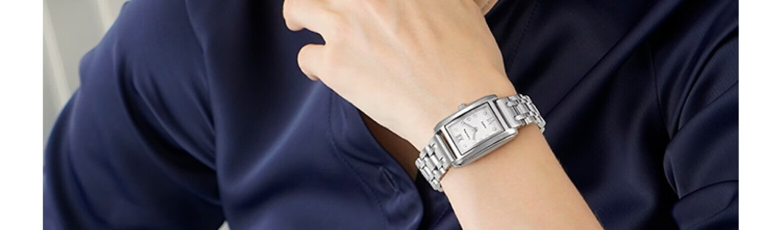 Caloric King Classic Tank Diamond-Studded Square Watch for Women Lightweight Luxury Niche Steel Band Minimalist Ladies Wristwatch Birthday Gift for Girlfriend 16
