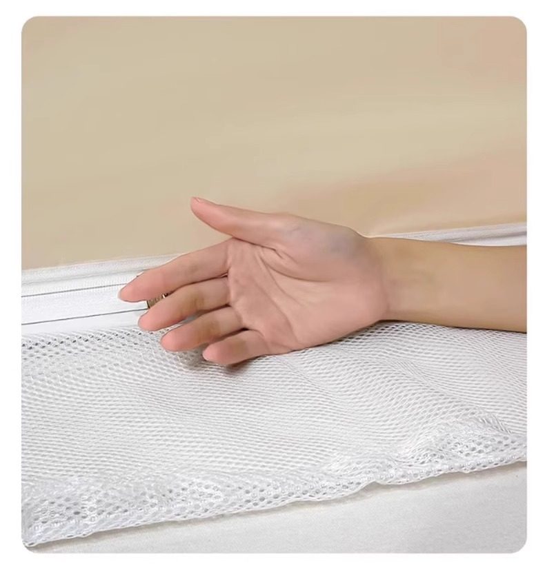 Hodo Red Bean Class A Gauze Baby Crib Bumper Anti-Fall Mosquito Net 1.8×2m Home Three-Door Cartoon Whale Blue 12