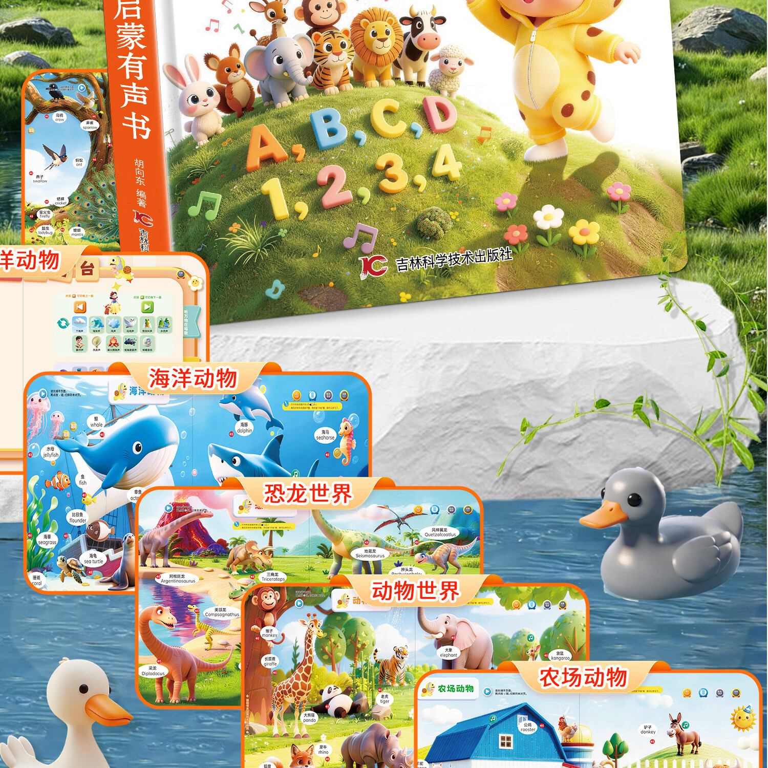 Lifang Smart Early Education Talking Sound Book AI Encyclopedia Knowledge Infant Enlightenment Picture Book Children's Day Gift 2