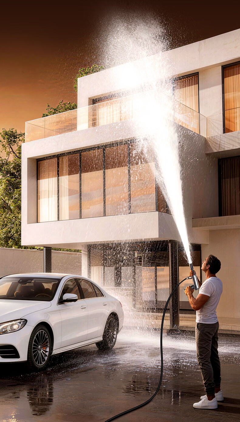Zhiguozhe Car Wash Machine High-Pressure Home Use Water Gun Powerful Cleaning Spray Wireless Lithium Battery Portable Tool 20