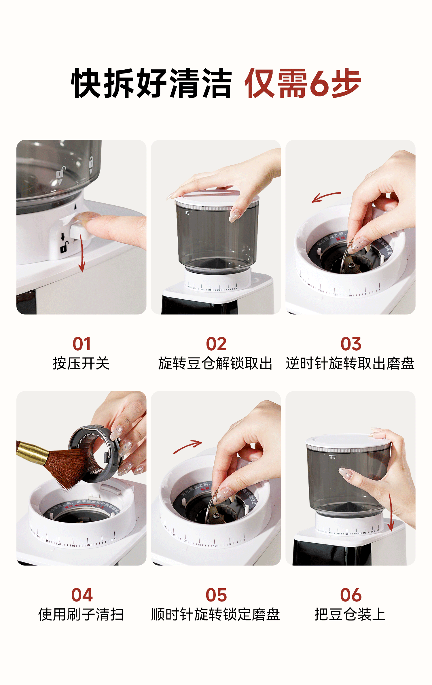 Saipuda EP5 Electric Coffee Grinder [Qixi Festival Gift] 29