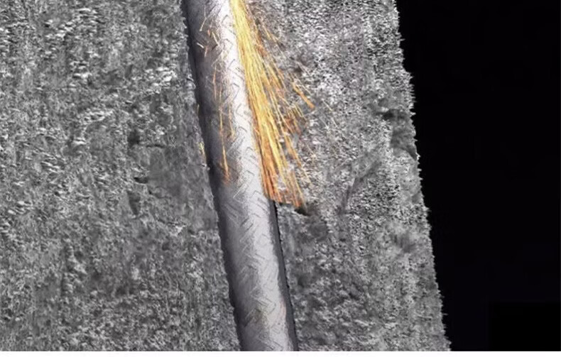 Deli Electric Hammer Impact Drill Bit for Drilling, Slotting in Cement Concrete, Cross Square Shank [12*150mm] 9