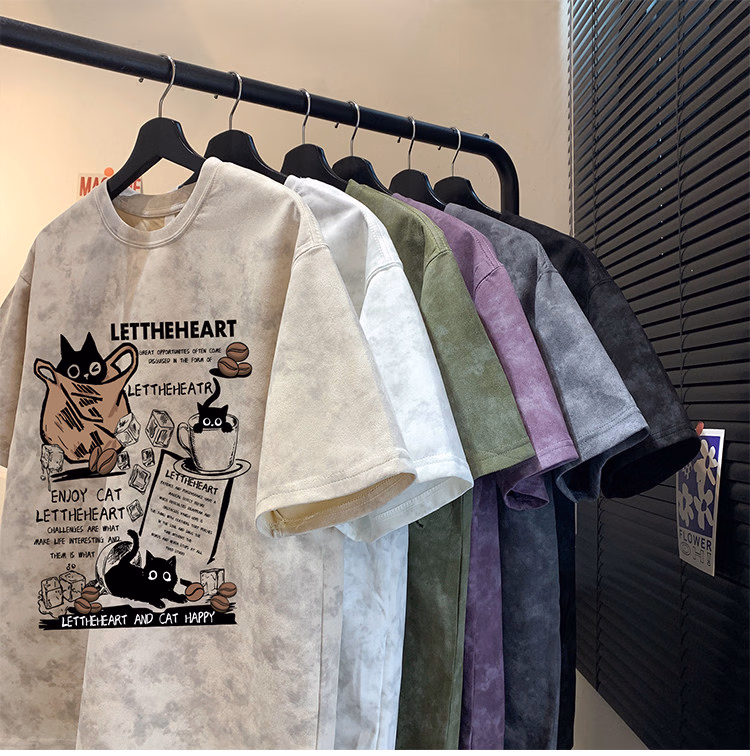 Herren Tie-dye T-shirt Im Oversize Look Für Den Sommer_voghion.com
