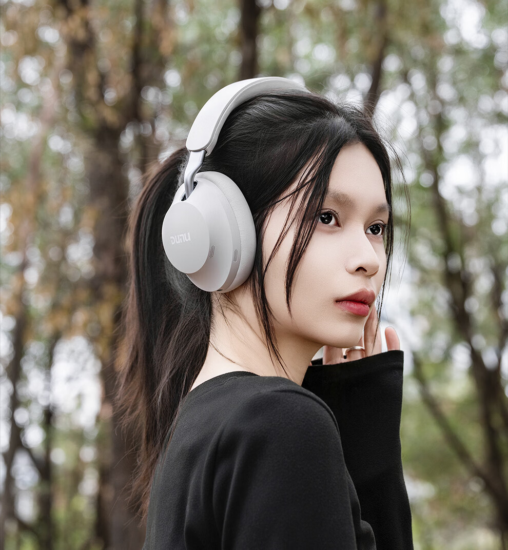DUNU DBH 500 Over-Ear Wireless Bluetooth Headphones Active Noise Cancelling HiFi Dynamic Driver 3.5MM Single-End USB Wired Headphones for Mobile Phone Computer Tablet Bluetooth 5.4 Black 3