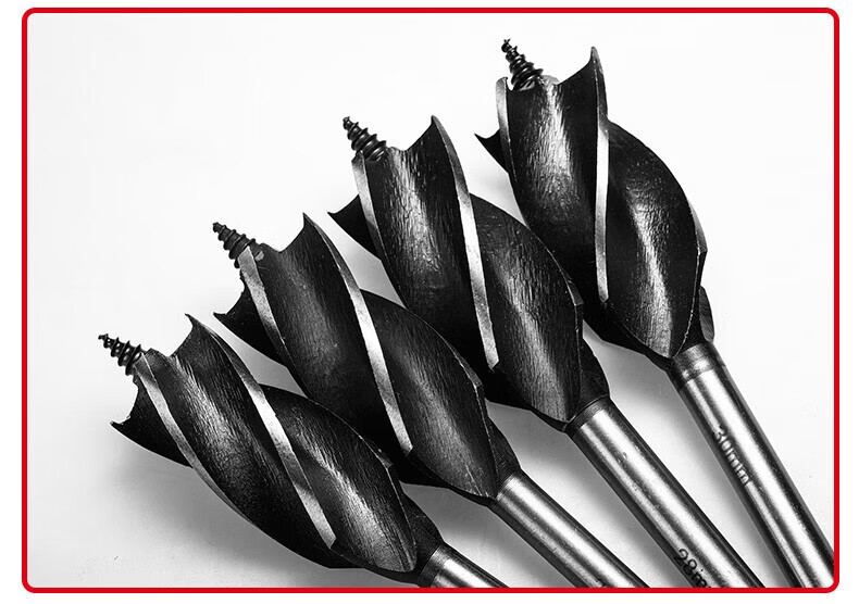 Yanyan Woodworking Spade Drill Hex Shank Four-Slot Four-Blade Hole Enlarging Tool [12mm] 1 Piece 14