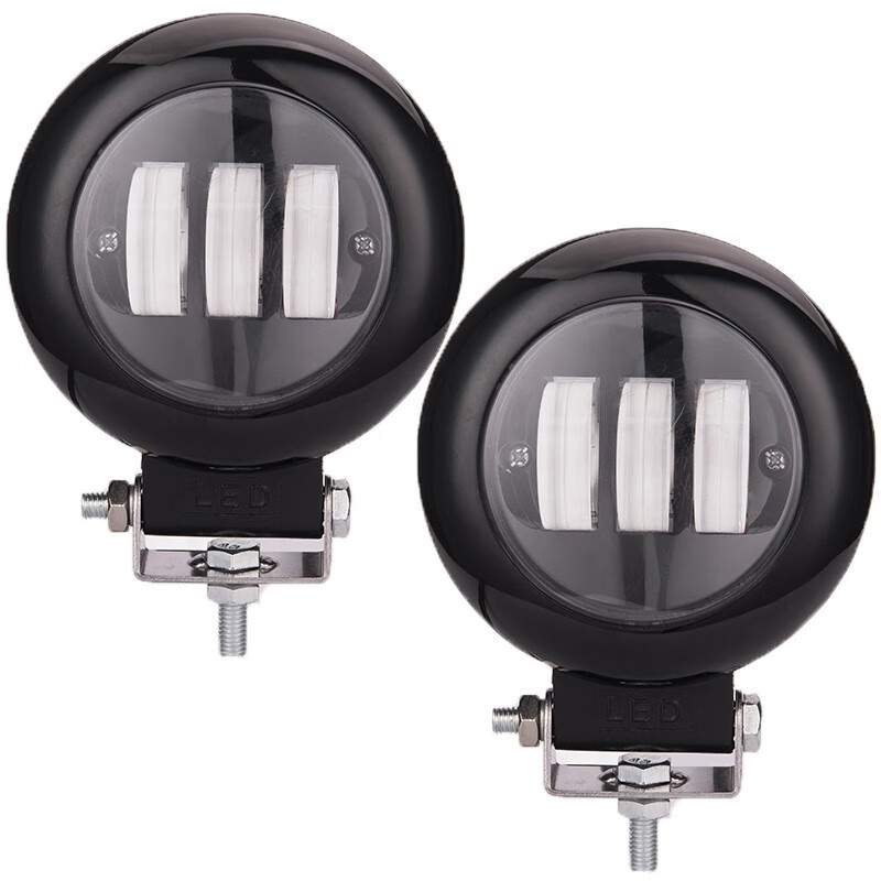 фото Мотоцикл водить фары 1pair 12v 50w motorbike foh лампа 6500k brights huiermeimi