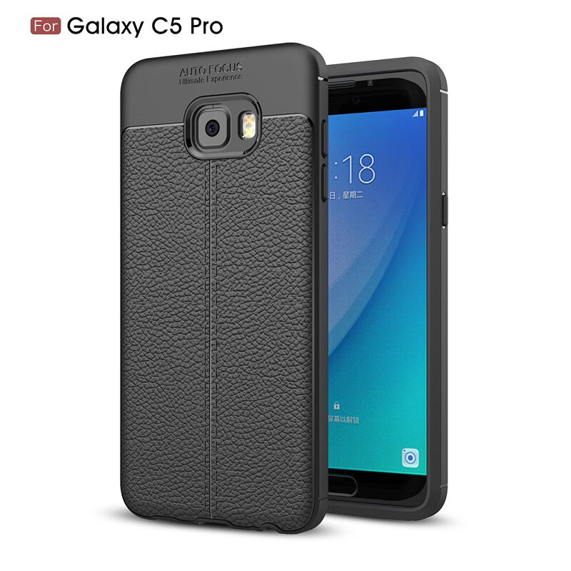 

Fecoprior черный Samsung Galaxy C5 Pro, Задняя обложка для Samsung Galaxy C5 Pro C5Pro Чехол