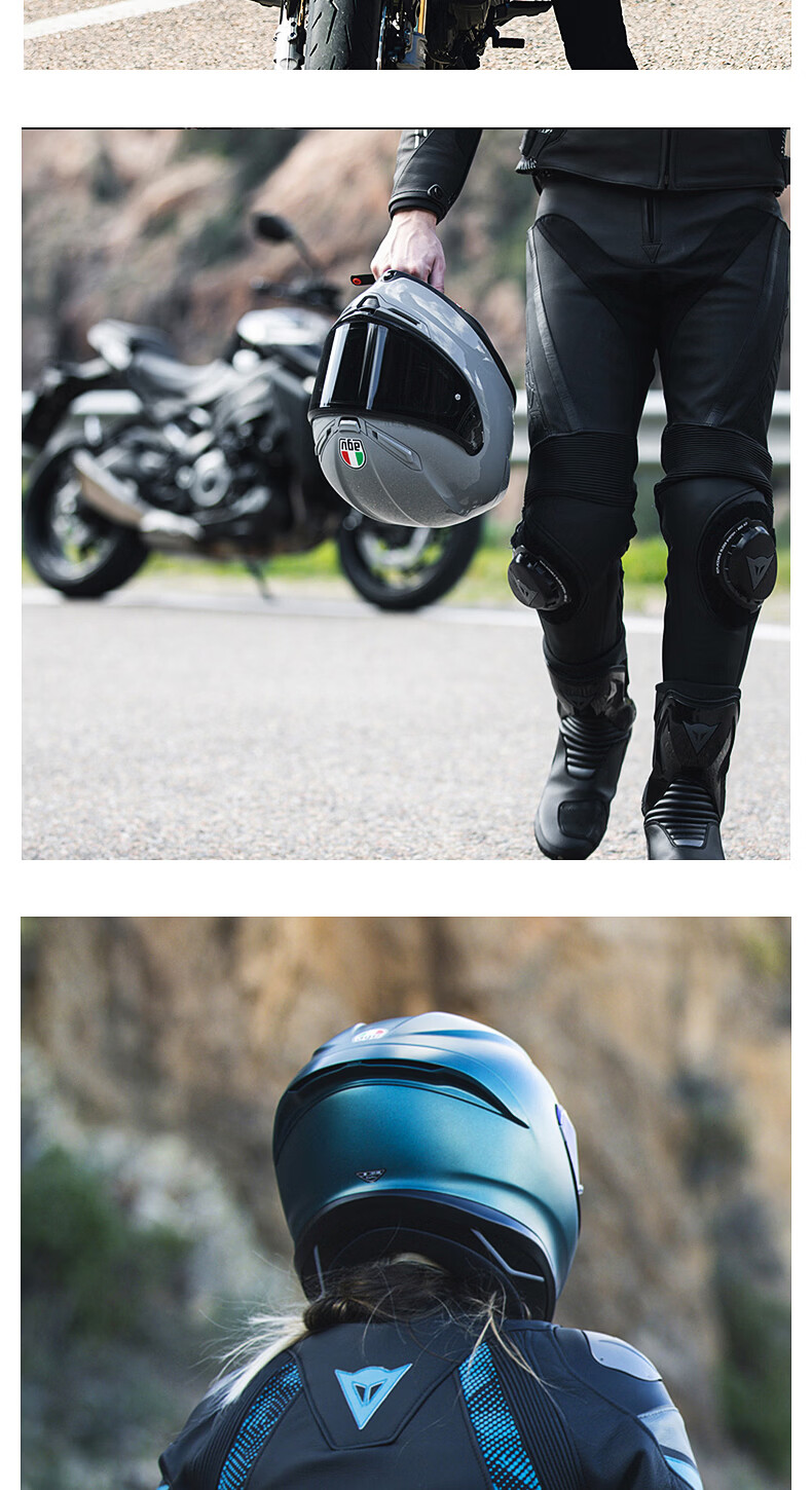 AGV Motorcycle Helmet K6S Carbon Aramid Fiber Large Rear Wing 3C Certified Touring Racing Matte Black XXL (62-63) 9