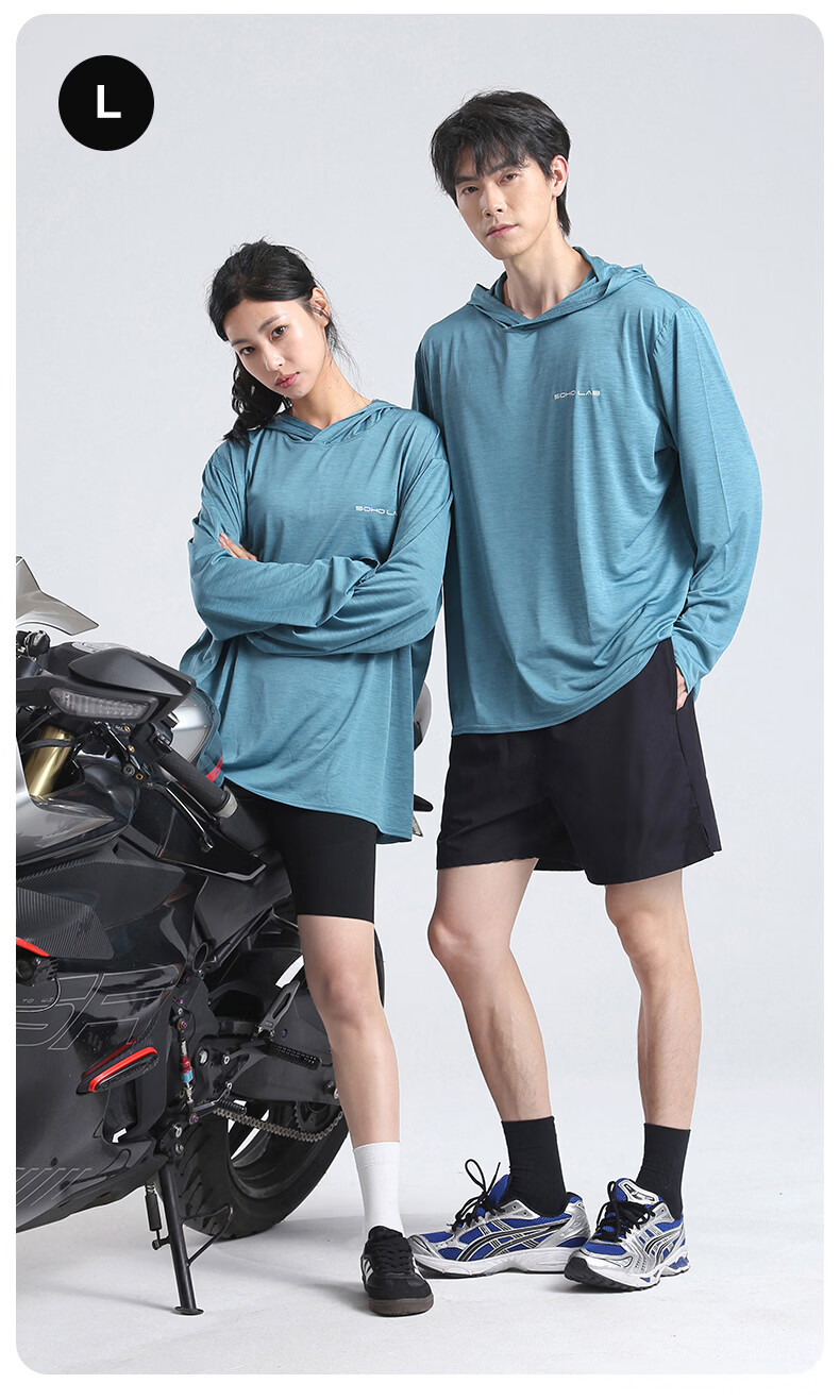 SOHO LAB Motorcycle Summer Riding Jacket, Quick-Dry Outdoor Cool-Feeling Lightweight Breathable Top, Jiangsu City League Long Sleeve 15