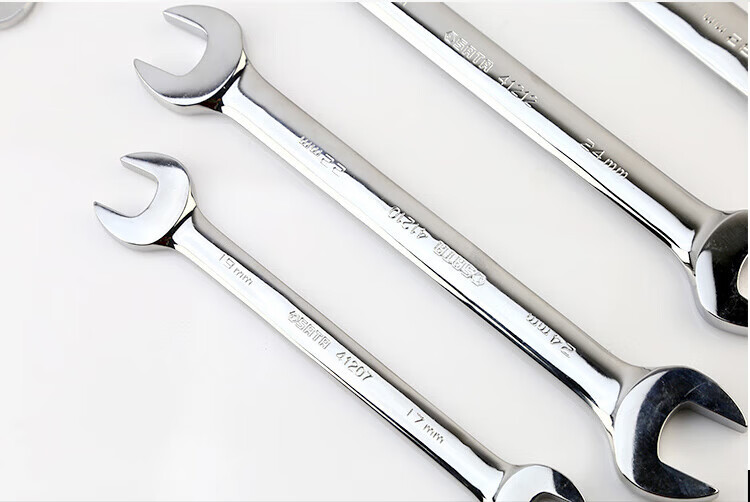 SATA Polished Adjustable Wrench Double Open-End Wrench 12x14MM 41214 8
