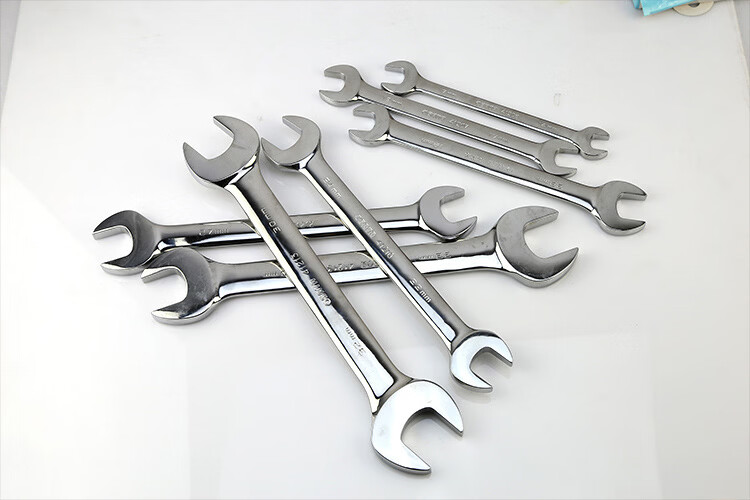 SATA Polished Adjustable Wrench Double Open-End Wrench 12x14MM 41214 9