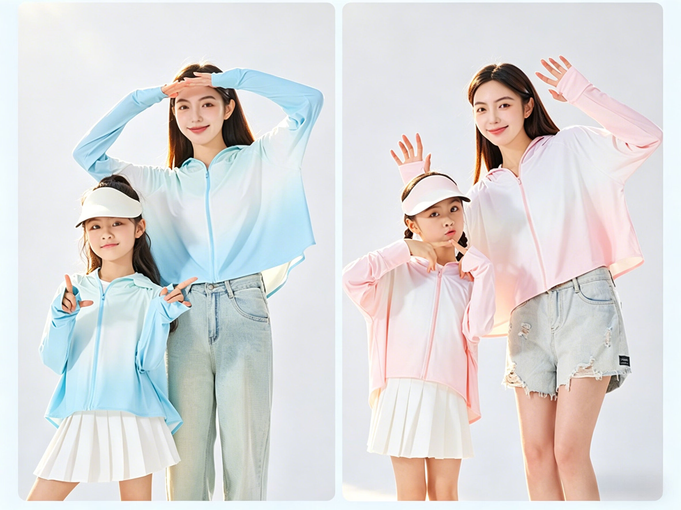 Basic House Kids Boys Girls Gradient Ice Silk Sun Protection Jacket Summer 2026 New Thin UV Protection Coat 18