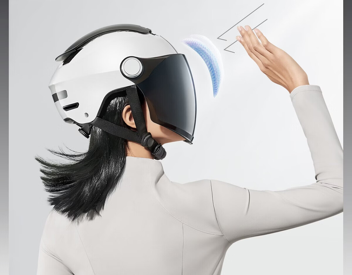 Two Little Bees 0-Gravity Sunroof 3C Certified Electric Motorcycle Helmet Unisex Summer Sun Protection Half Helmet Breathable Four-Season Safety Riding Universal HD Lens + Photochromic Lens - Moonligh 32