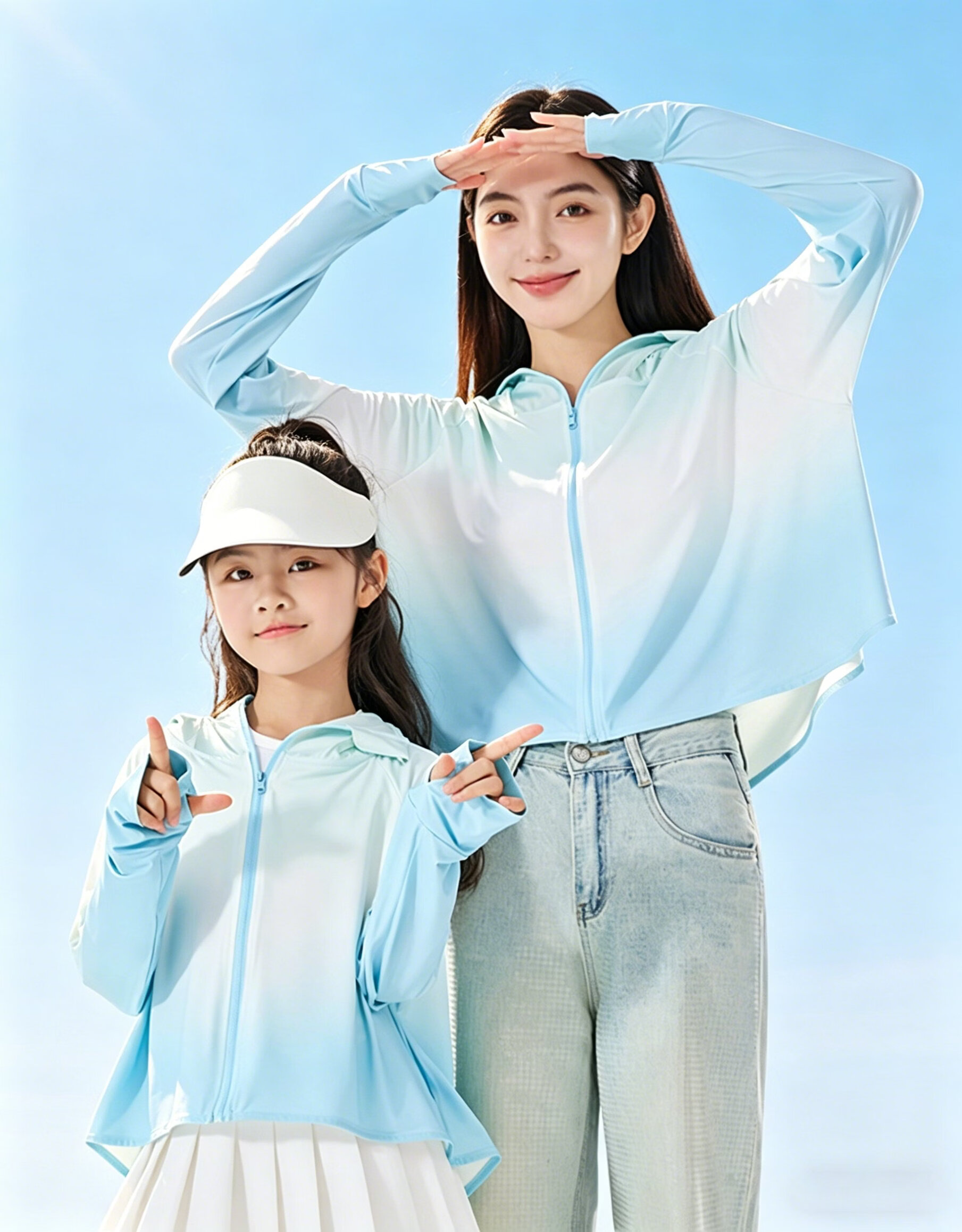 Basic House Kids Boys Girls Gradient Ice Silk Sun Protection Jacket Summer 2026 New Thin UV Protection Coat 19