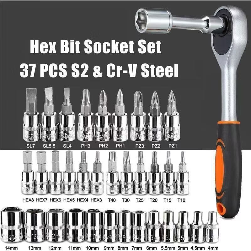 Haomai 78mm Long Black Socket 10-Piece Heavy-Duty Impact Wrench Hex Industrial Auto Repair Wrench Set HM-6007810 4