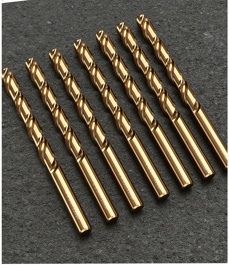 Deli 43 Twist Drill Industrial Grade Round Shank High Hardness Fast Drilling Stainless Steel Aluminum Alloy [14mm] 5 Pieces 24