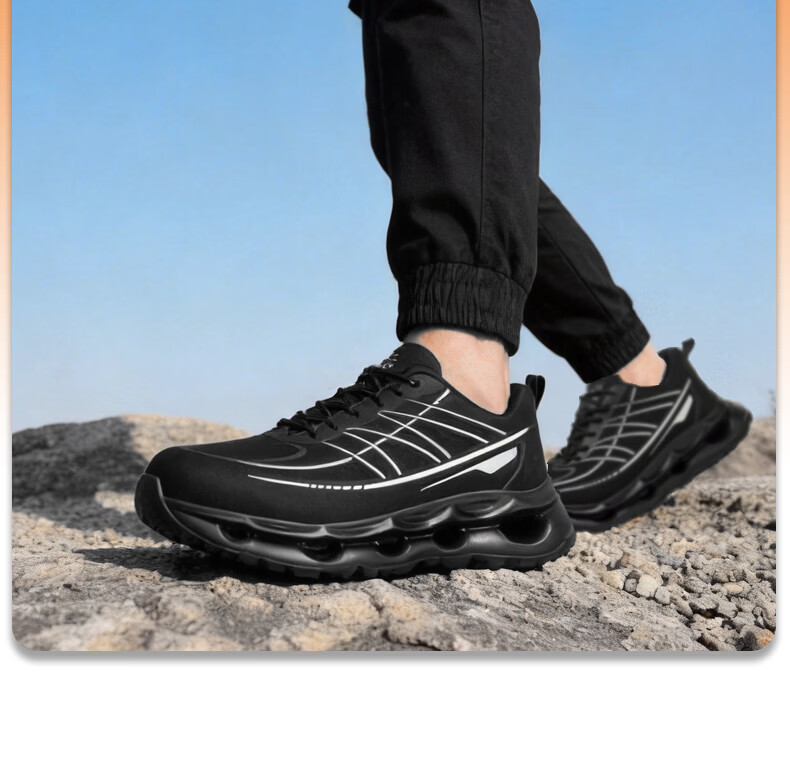 AOWANG Ultra-Light Soft Sole Safety Work Shoes Anti-Smash Anti-Puncture Insulated 10KV Wide Toe Comfortable Protective Electrician Shoes AW-925-45 16
