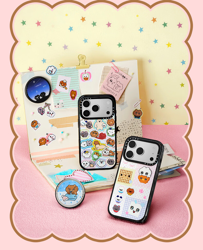 CASETIFY Balabboom Series I Love You Black Transparent MagSafe Case for iPhone 17 Pro Max 11
