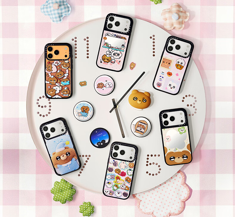 CASETIFY Balabboom Series I Love You Black Transparent MagSafe Case for iPhone 17 Pro Max 1