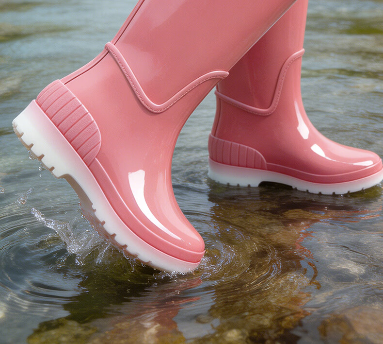 STANLEY Men's High-Cut Rain Boots Non-Slip Wear-Resistant Waterproof Lightweight Comfortable Breathable Fashion High-Cut Rain Boots Size 44 15
