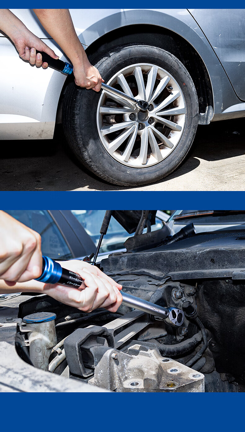 Dongcheng High-Precision Preset Torque Wrench 3/4 Inch 200-800N.m Automotive Repair Wrench D053208 5