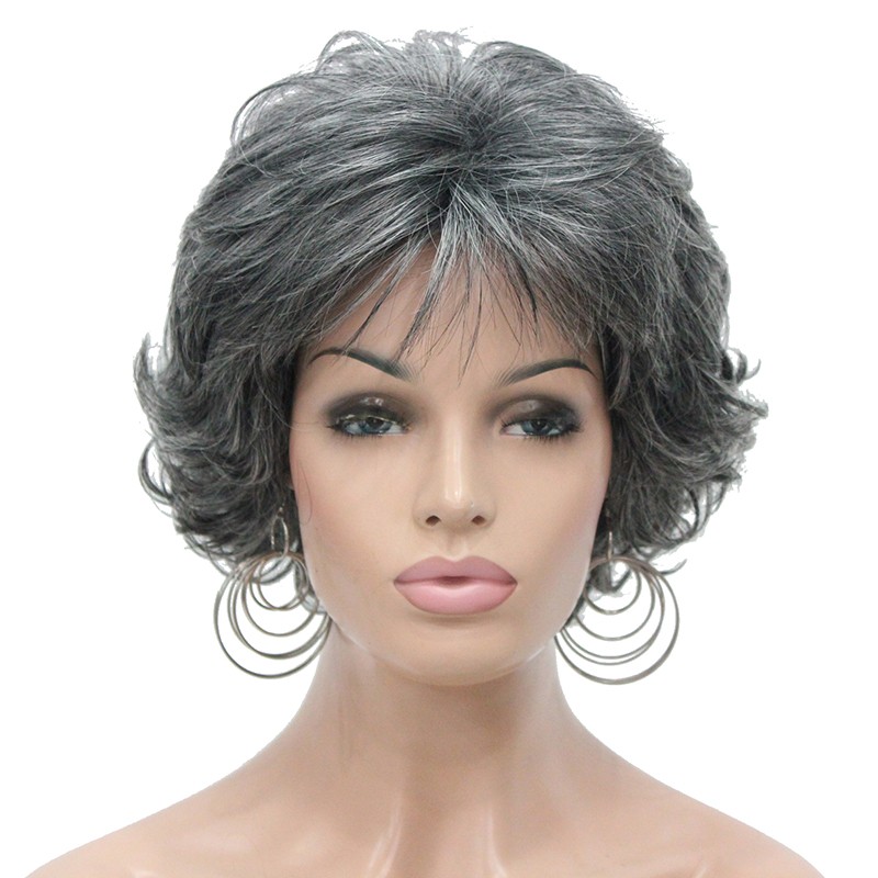 

StrongBeauty AB009 короткий, короткие природные черный парики короткие темно - русыми ombre парики с боковыми