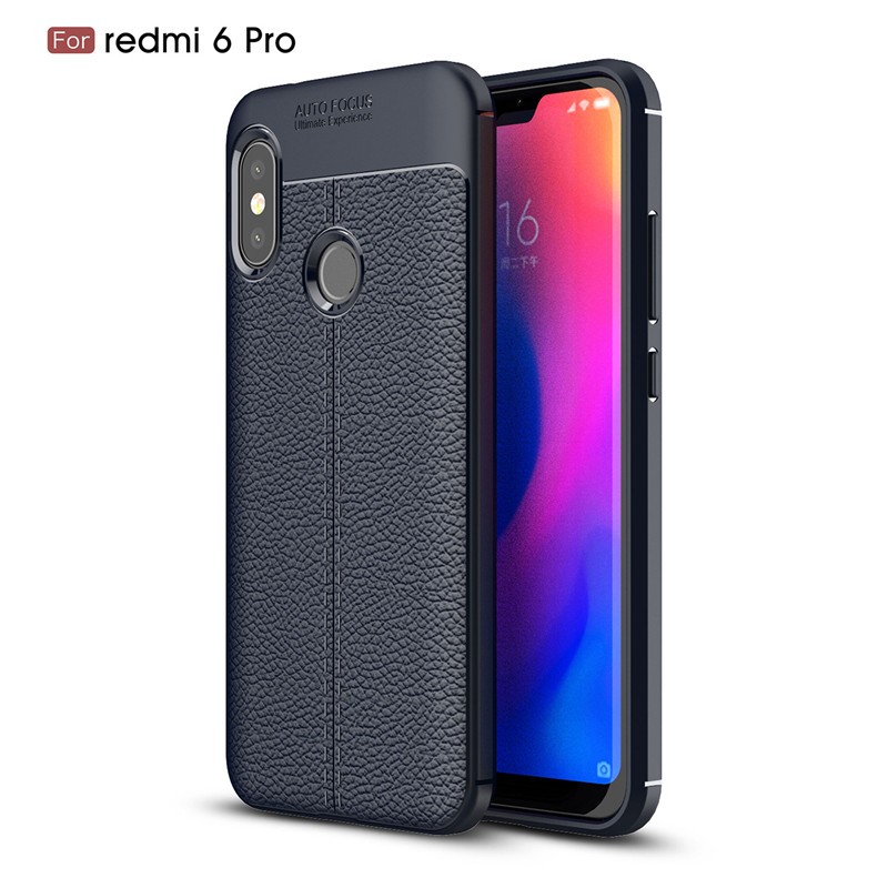 фото Задняя обложка для xiaomi mi a2 lite redmi 6 pro 6pro case fecoprior темно-синий