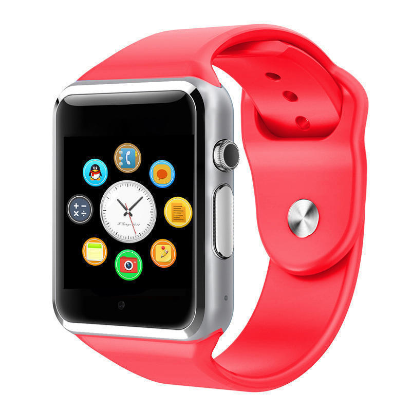 

Meihuid красный, Часы Bluetooth Водонепроницаемый GSM-телефон A1 Smart Wrist
