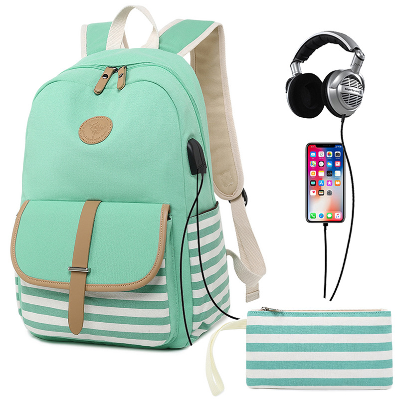 

berchirly Cyan, Девочка Холст Schoolbag