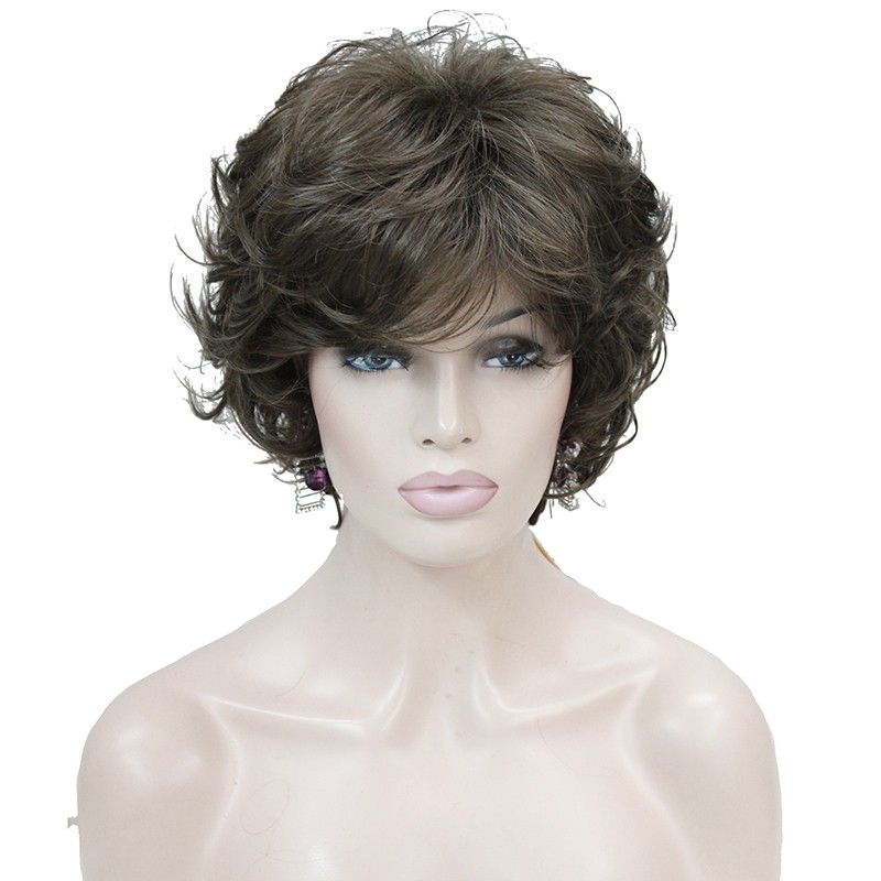 

StrongBeauty 10 короткий, короткие вьющиеся черные парики короткие фигурные золотые блондинки парики девочек парики