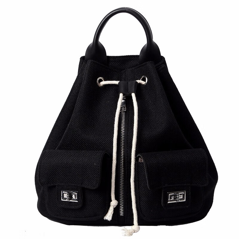 

Obstiné черный, Холст Drawstring Рюкзак Ткань Рюкзаки