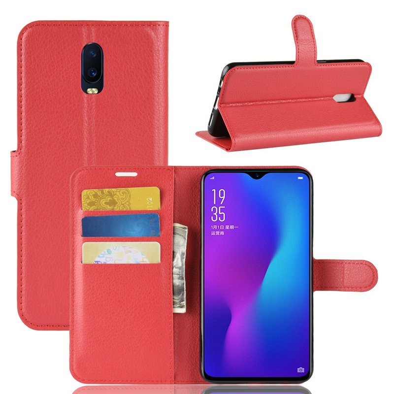 

WIERSS красный для Oppo R17 Pro, для Oppo R17 WIERSS Кошелек для телефона