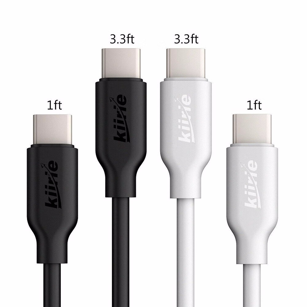 

kiirie Другое 4-Pack Fast Charging Cable, USB Тип C Тип кабеля c Кабель для зарядки кабель для быстрого зарядного устройства Кабель USB 30