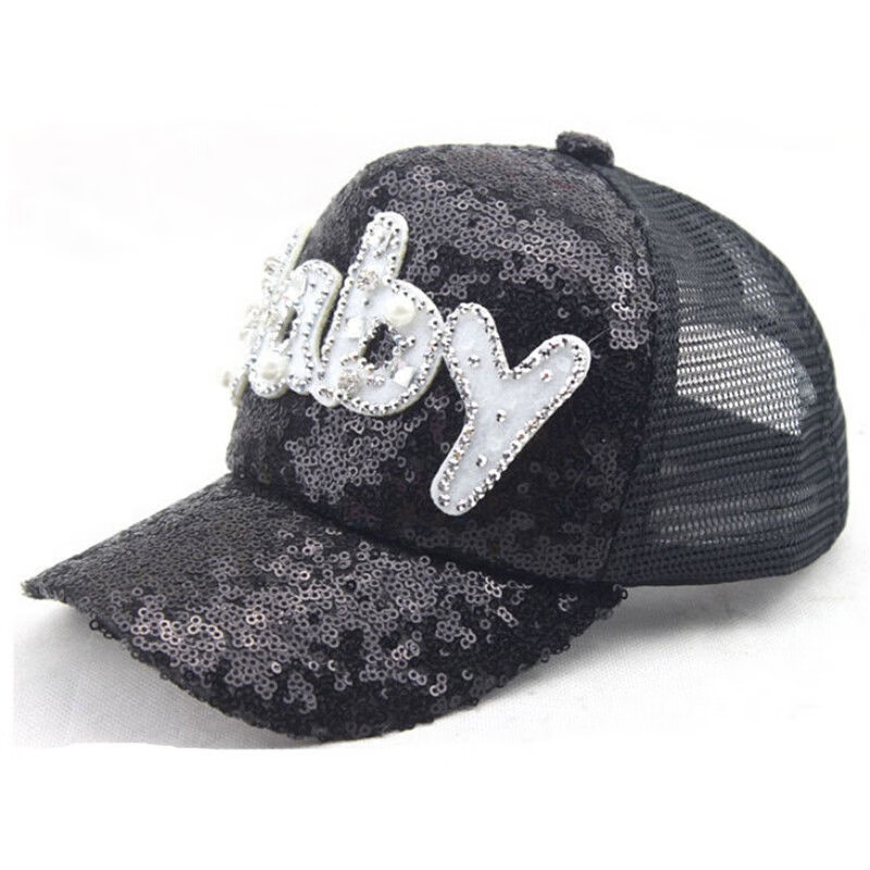 

Meihuid Black, шляпа sequin cap ребенок унисекс мода бейсбол лето прохладно