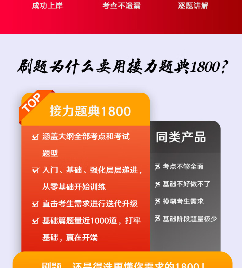 【官方直营】汤家凤2026考研数学高汤家凤讲义2026基础1800等数学辅导讲义零基础 汤家凤高数讲义 2026接力题典1800题汤家凤 汤家凤教材基础篇强化篇 自选 2026汤家凤讲义1800题五本套【数学二】详情图片4